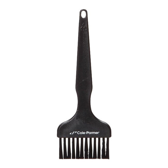 Anti Static Brush, Soft, 6 in L Handle, 3 in L Brush, 9 in L Overall