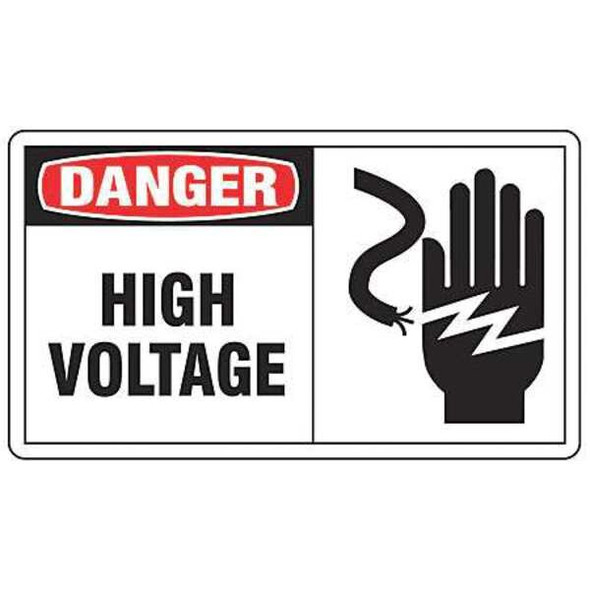 Accuform Safety Label,3 1/2 inx5 in,Vinyl,PK5 LELC055VSP Accuform Safety Label,3 1/2 inx5 in,Vinyl,PK5 LELC055VSP