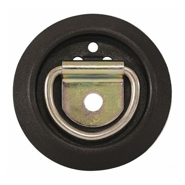 Surface Mounted Rope Ring Plastic Pan With 1/4 Inch Diameter Steel Ring