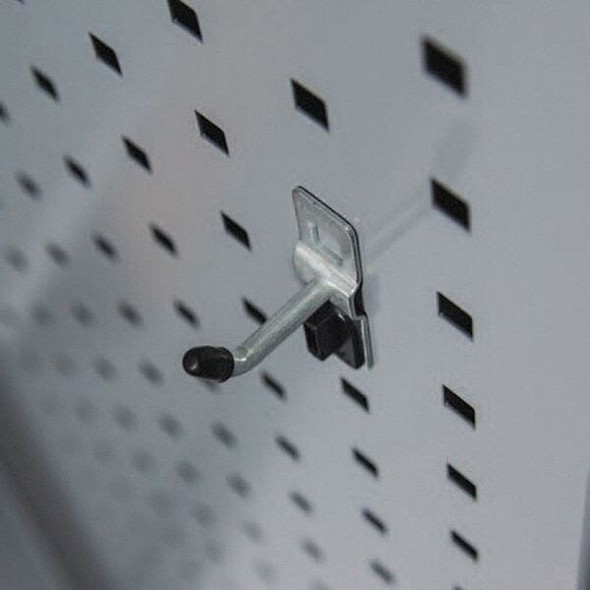 Kennedy Single Rod Pegboard Hook,1" L,3/4" W,PK10 99820