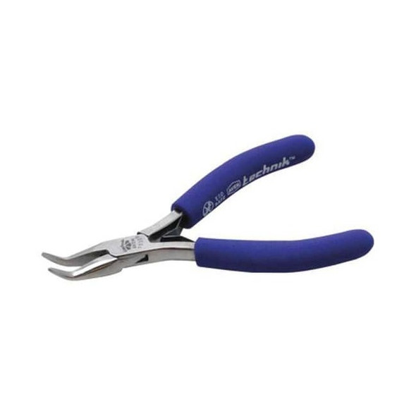 Aven 4 1/2 in Bent Needle Nose Plier ESD Safe Cushioned Grip Handle 10309
