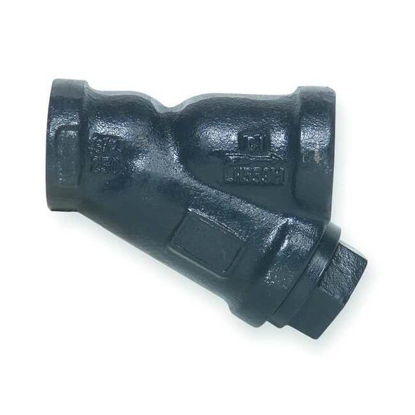 Y Strainer, 1-1/4" Pipe, FNPT x FNPT, Cast iron, 400 psi WOG, 250 psi WSP