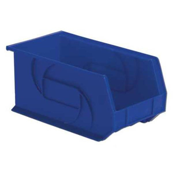 Lewisbins HangandStackBin,14.75inL,8.25inW,Plastic PB148-7 Blue Lewisbins HangandStackBin,14.75inL,8.25inW,Plastic PB148-7 Blue