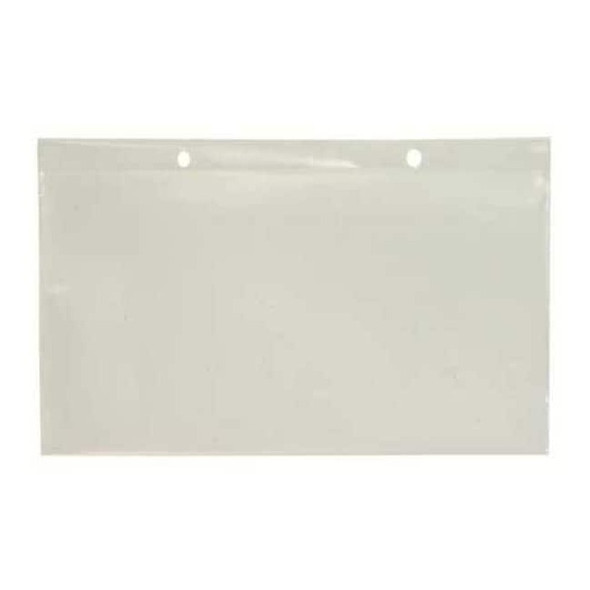 Clear Plastic Conductive ESD Label Holder, 5 1/2 in L, 5 1/4 in W