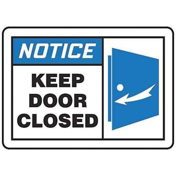 Accuform Safety Label,3 1/2 in x 5 in,Vinyl,PK5 LABR802VSP