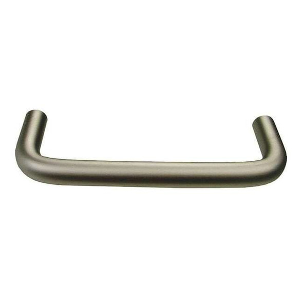 Monroe Pmp Pull Handle, Brass, Satin Chrome, Threaded Holes PH-0123
