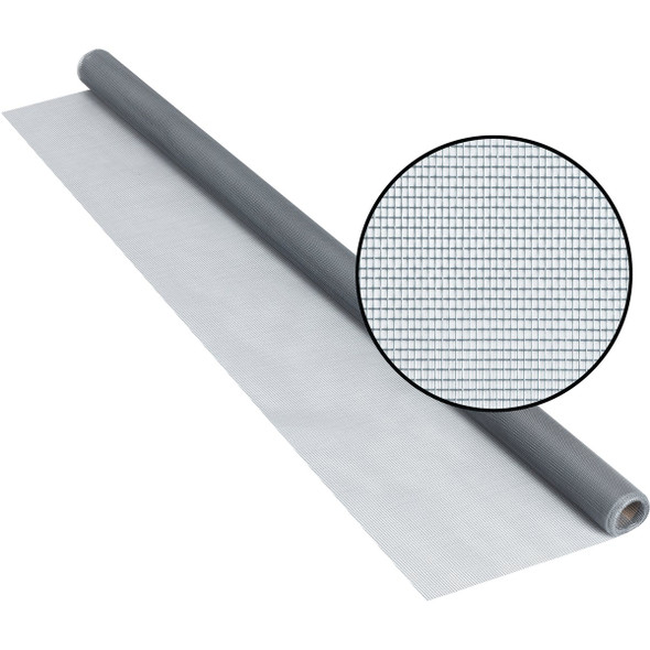 Phifer 36 In. x 84 In. Gray Fiberglass Screen Cloth Ready Rolls 3003930