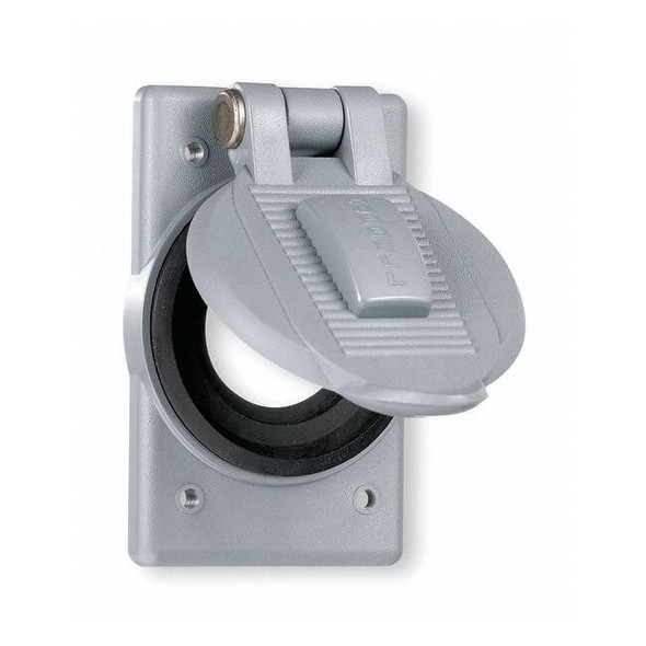 1 Gang -Gang Vertical Weatherproof Cover, ,Thermoplastic