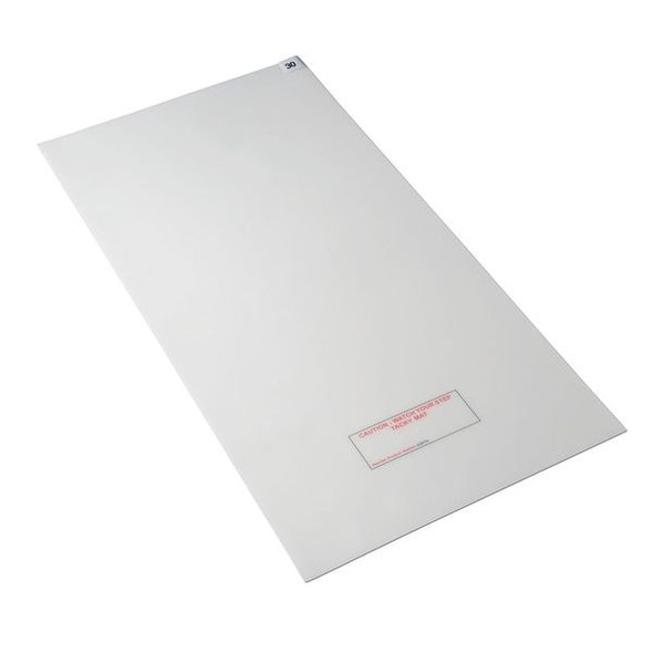Condor Tacky Mat,White,36 x 60 In,PK4 6GRD6