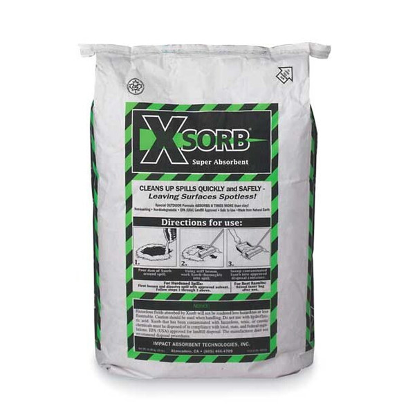 Xsorb Universal Absorbent,25 lb.,Bag XB25D Xsorb Universal Absorbent,25 lb.,Bag XB25D