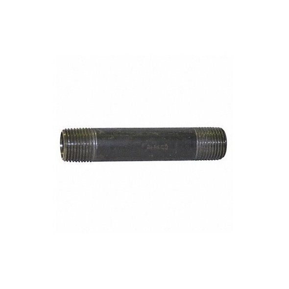Manufacturer Varies 1/4" x 12" Black Pipe Nipple Sch 40 5P632