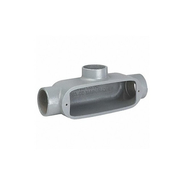 Hubbell Killark Conduit Outlet Body,Iron,Trd Sz 1/2in OT-1M