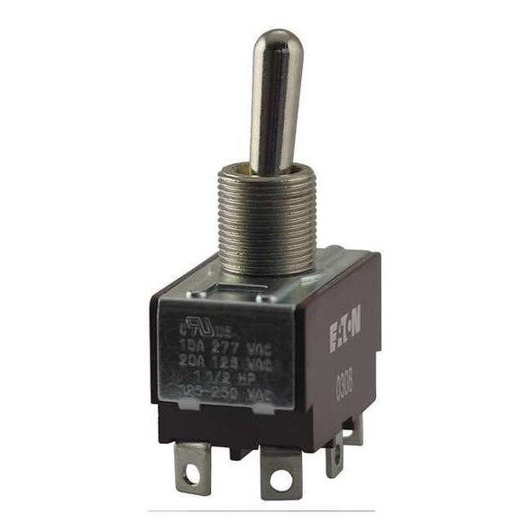 Eaton Toggle Switch,SPDT,10A at 277V,QuikConnct XTD2D1A