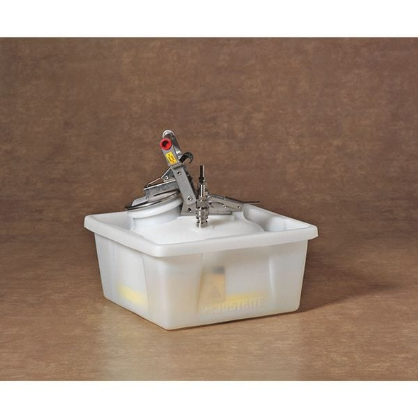 Justrite HPLC Spill Tray, Polyethylene, 5 gal, White 84003