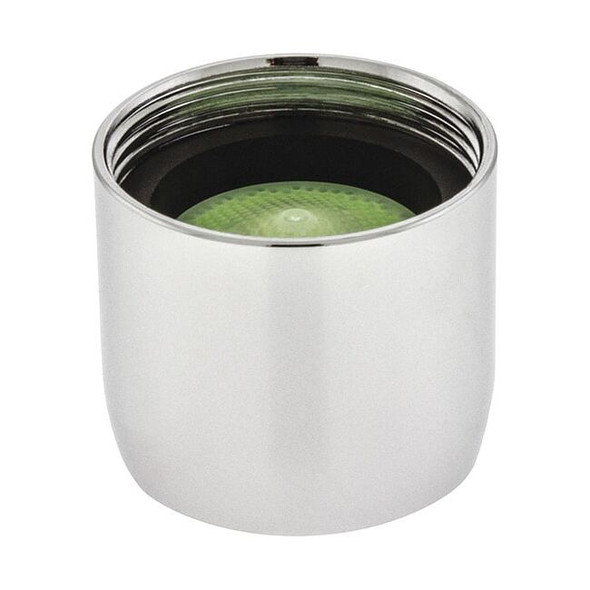 Neoperl 0.5 gpm Outlet, 3/4 in - 27 Thread Size, Chrome, Brass 5510105