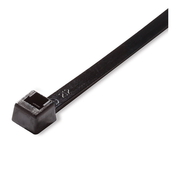ACT Light Heavy-Duty Cable Ties, 14", UV Black, 100/Pkg (AL-14-120-0-C)