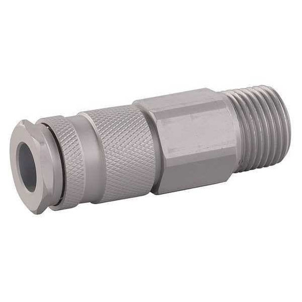 Speedaire Coupler Body,(M)NPT,1/4,Aluminum 30E612