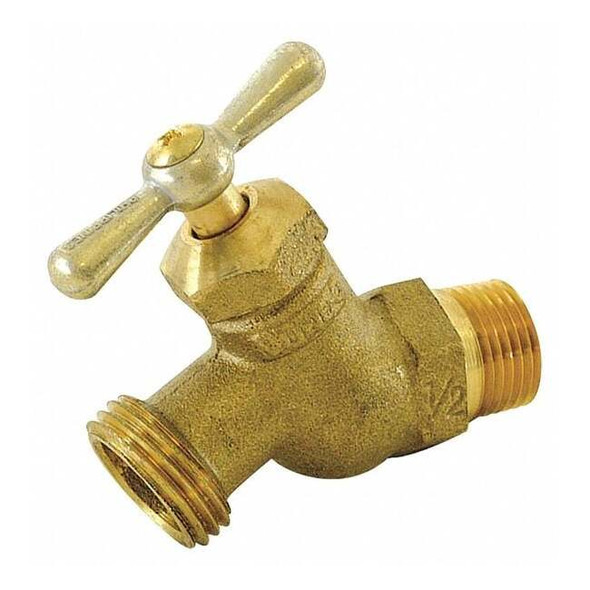 Manufacturer Varies Hose Bibb,T-Handle,1/2" Inlet Size 20205