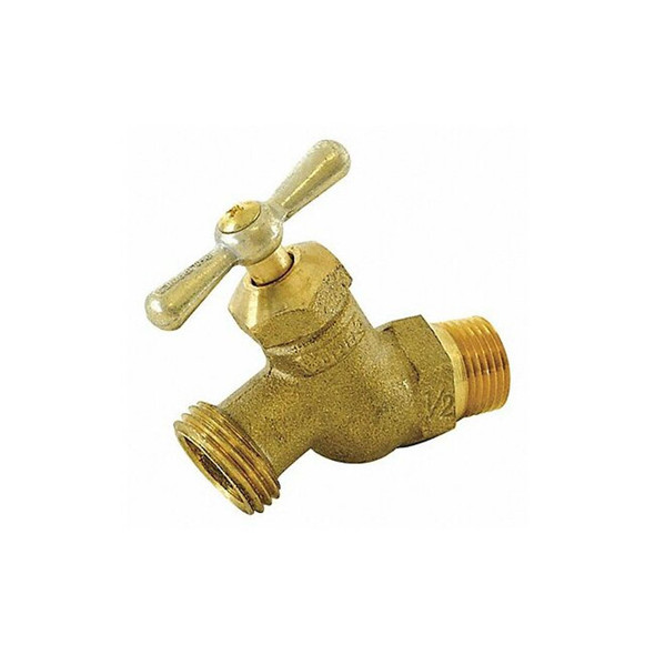 Manufacturer Varies Hose Bibb,T-Handle,1/2" Inlet Size 20205