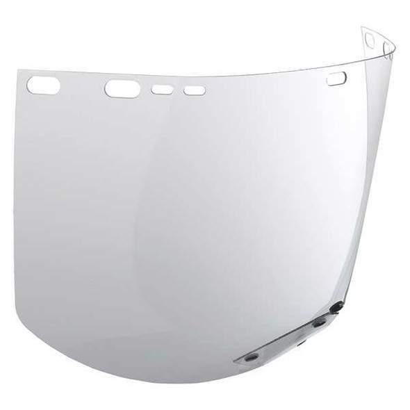 Face Shield Visor, Clear Visor, Acetate, Uncoated Lens, Clear