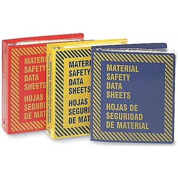 Binder, Material Safety Data Sheets/Hojas de Seguridad de Material, 11 5/8 in W, 11 5/8 in H