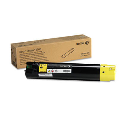 Xerox® 106r01505 Toner, 5,000 Page-Yield, Yellow 106R01505