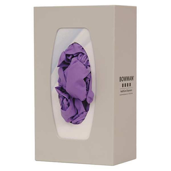Glove Dispenser, ABS, Holds (1) Box ,Beige ,10-1/8 in H x 5-7/8 in W x 4-3/4 in D