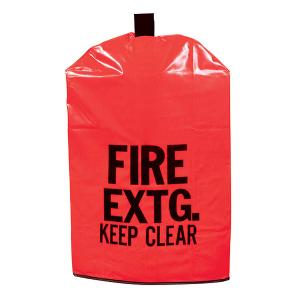 Extinguisher Cover w/o Window, 20" x 11 1/2", Red, 1/Each