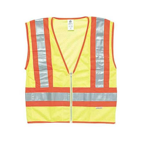 Kishigo 4XL Class 2 High Visibility Vest, Lime 1056-4X