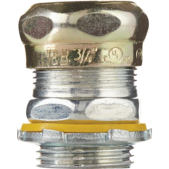 Halex 3/4 In. Compression Raintight EMT Conduit Connector (5-Pack) 26252