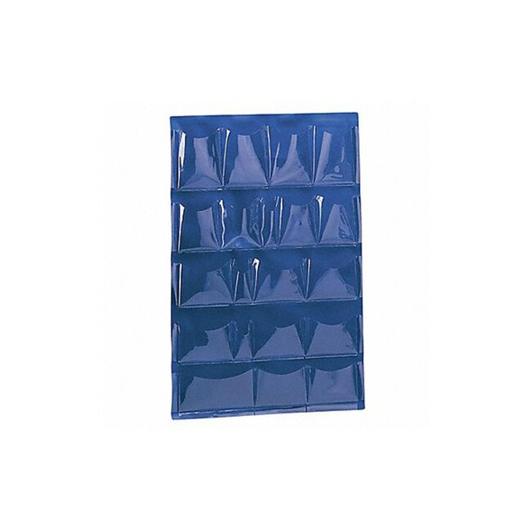 First Aid Only Replacement Pockets,22"H,14 5/8"W,Blue M5063