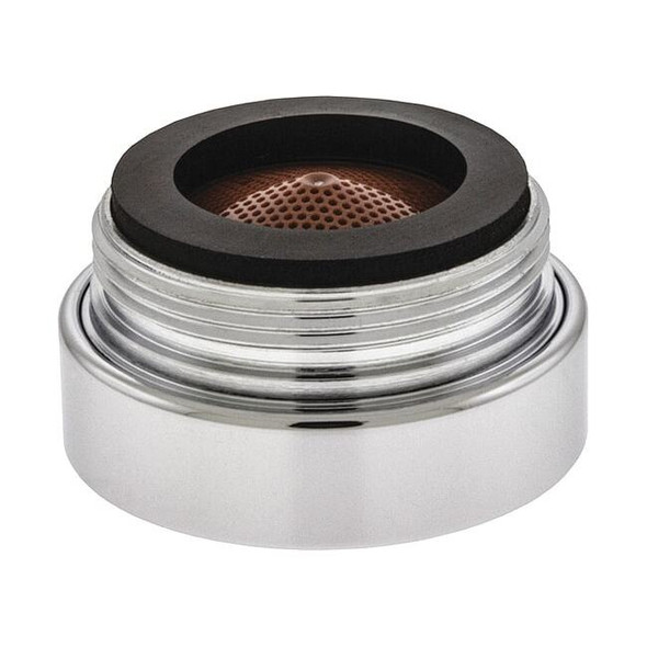 Neoperl 1.8 gpm Outlet, 15/16 in - 27 Thread Size, Chrome, Brass 5509605