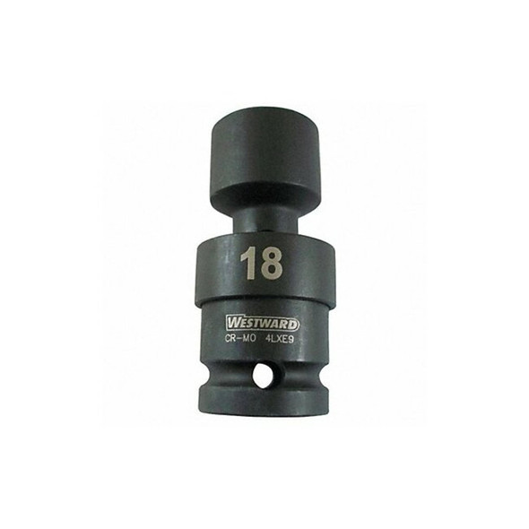 Westward 1/2 in Drive, 11/16 in Size, 6 pt, SAE Socket, 6 Points 4LXD5