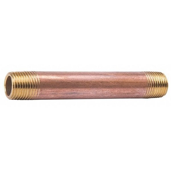 Manufacturer Varies Nipple,Red Brass,3/4 x 5 In 464-050X