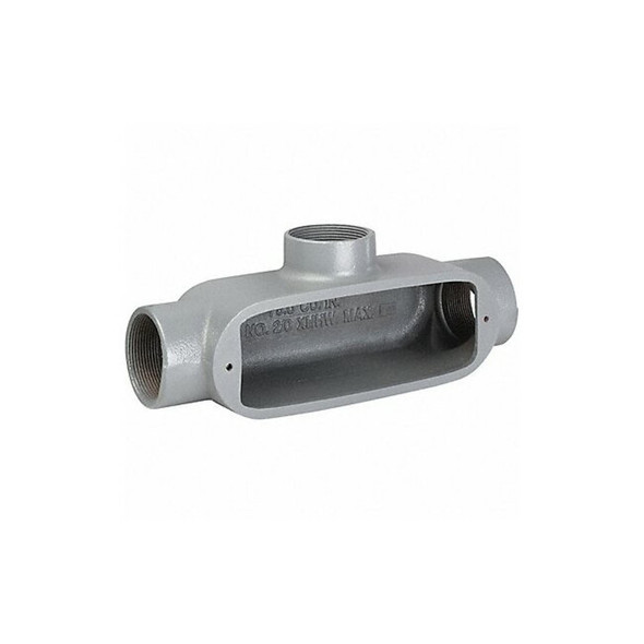 Hubbell Killark Conduit Outlet Body,Aluminum,Trd Sz 1in OT-3 Hubbell Killark Conduit Outlet Body,Aluminum,Trd Sz 1in OT-3