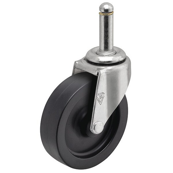 2" X 13/16" Non-Marking Polyolefin Swivel Caster, No Brake, Loads Up To 90 lb