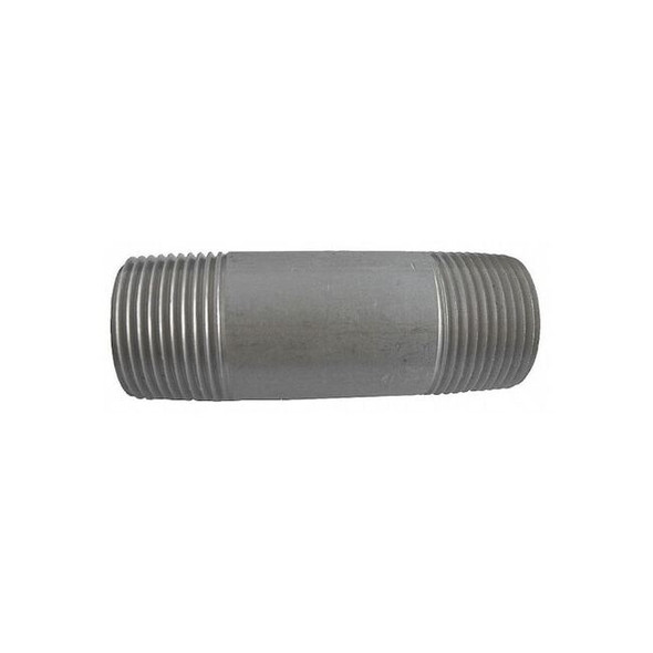 3/8" MNPT x 2-1/2" TBE Stainless Steel Pipe Nipple Sch 80