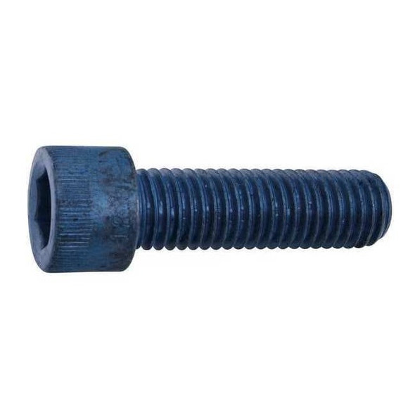M6-1.00 Socket Head Cap Screw, Socket, Metric Blue Steel, 30 mm Length, 50 PK
