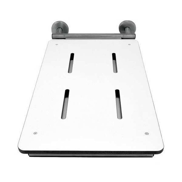 Wingits End Mount Rectangular Tub Seat, 29"L, 250 lb. Capacity, ADA WBTE290150PW