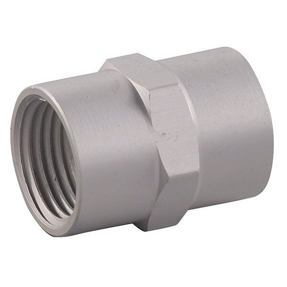 Manufacturer Varies Pipe Coupling, Aluminum, 1/4 in, FNPT 30E649 Manufacturer Varies Pipe Coupling, Aluminum, 1/4 in, FNPT 30E649