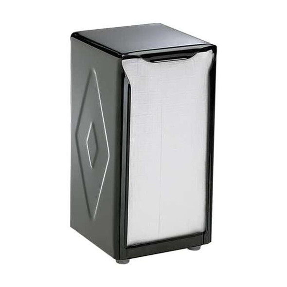 Manufacturer Varies Napkin Dispenser,4 in D,7 1/2 in H,Black H900BKGR