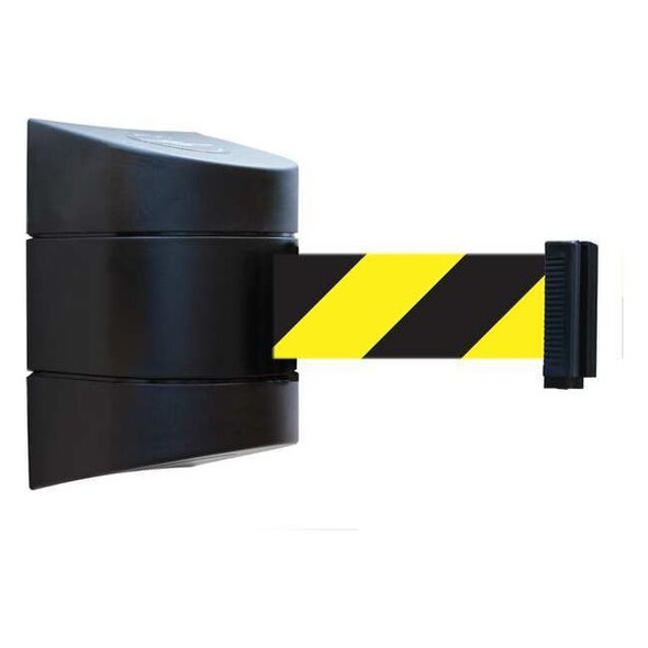 Tensabarrier Belt Barrier, Black,Belt Yellow/Black 897-24-S-33-NO-D4X-C