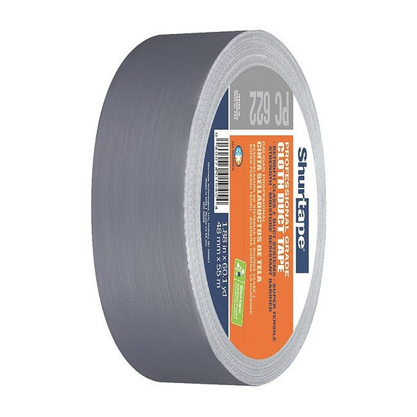 Shurtape DuctTape,Silver,60-1/8ydL,1-7/8inW 183845