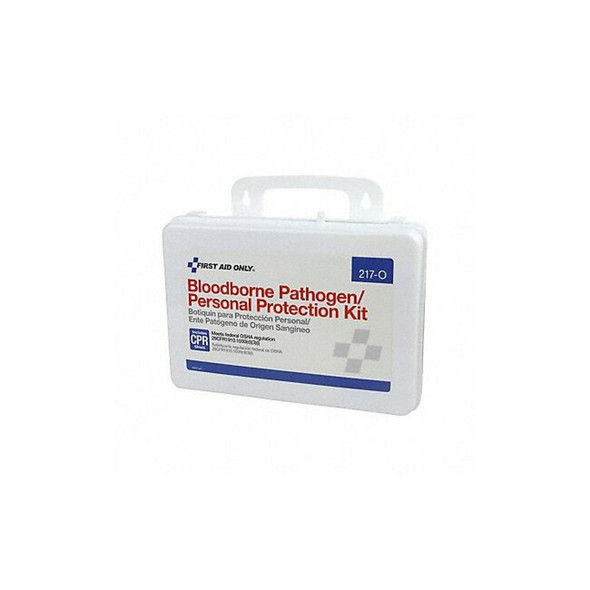 Bloodborne Pathogen Kit, Not Applicable Volume Absorbed per Kit, Bag, White