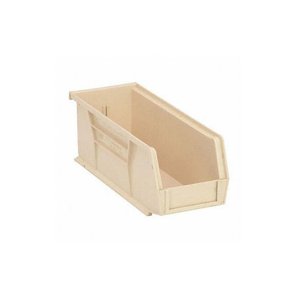 Quantum Storage Systems Hang and Stack Bin,Ivory,PP,4 in QUS224IV