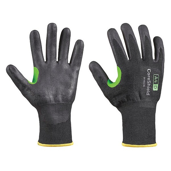 Cut-Resistant Gloves, Cut Level A4 ,Dipped ,Nitrile ,Smooth ,6 1 PR