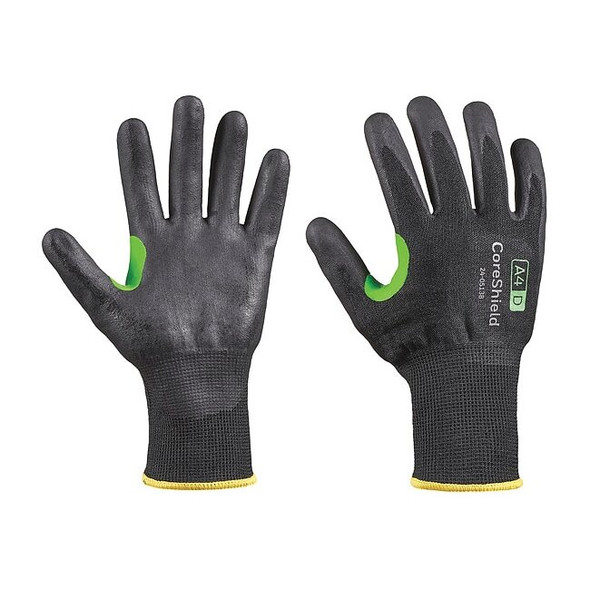 Cut-Resistant Gloves, Cut Level A4 ,Dipped ,Nitrile ,Smooth ,6 1 PR