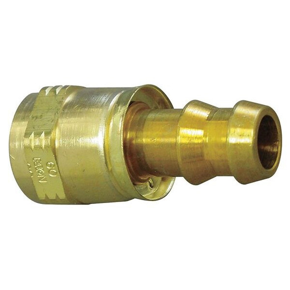 Eaton Aeroquip Hydraulic Hose Fitting, Straight, 1/4 4797-5-4B