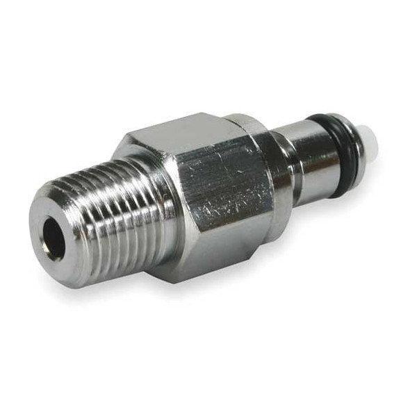 Colder 1/4" MNPT Chrome Plated Brass Inline Insert MCD2404