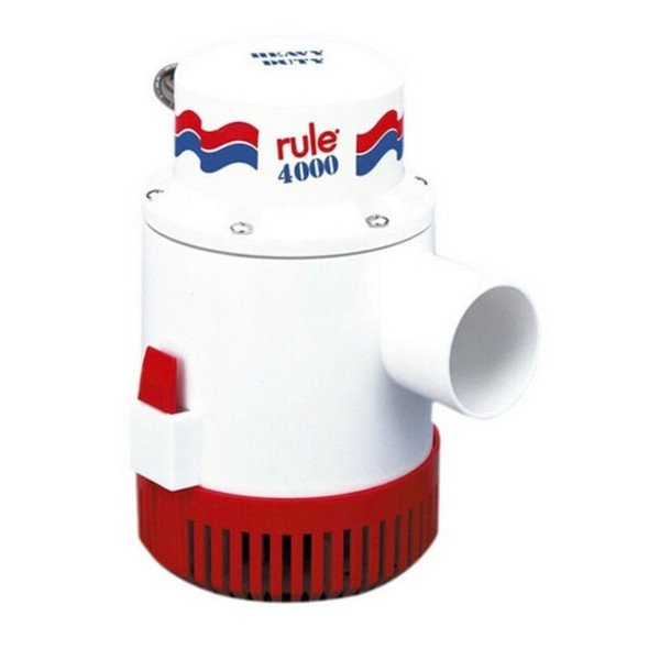 Rule Electric Bilge Pump, ABS, 2 in, 26.5 ft 56D